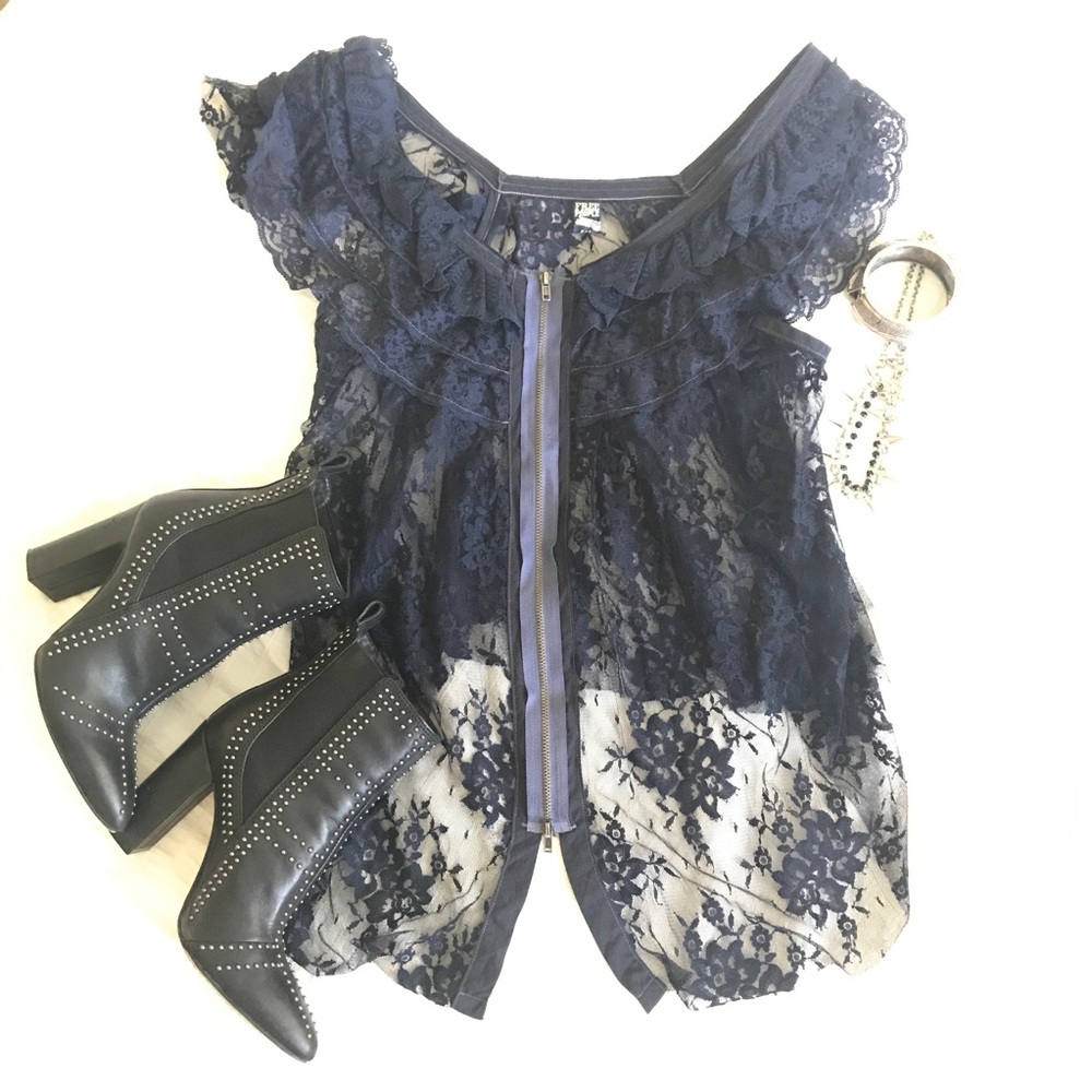 Free People Lace Top